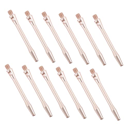 VANZACK 12Pcs Dart Stems Durable Replaceable Rods for Enhanced Grip Performance Lightweight Parts for Home Office and Game Use