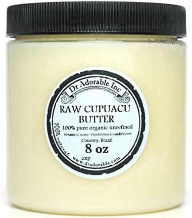 Dr Adorable - 8 oz - Cupuacu Butter - Unrefined Pure Organic Cold Pressed