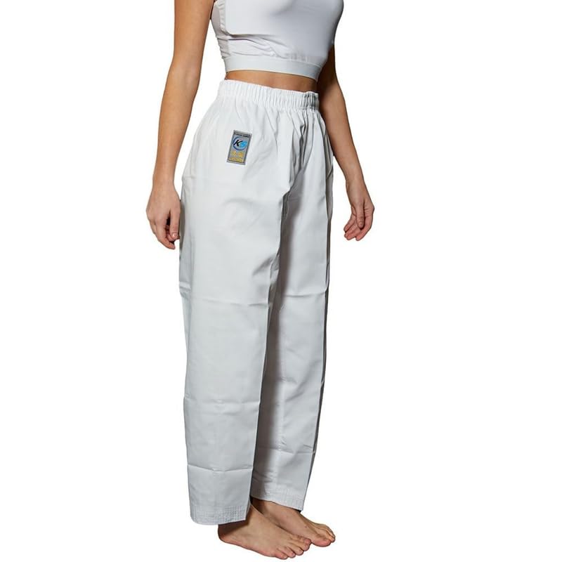 Karate Senpai Pantaloni Karate-Gi Pantalone Arti Marziali in Cotone e Poliestere con Elastico in...