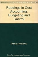 Readings in Cost Accounting, Budgeting and Control 0538010509 Book Cover