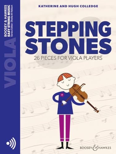 Stepping Stones - 26 Pieces For Viola Players - Easy String Music - Sheet Music With Online Audio Files - Boosey & Hawkes (Bh 13825)