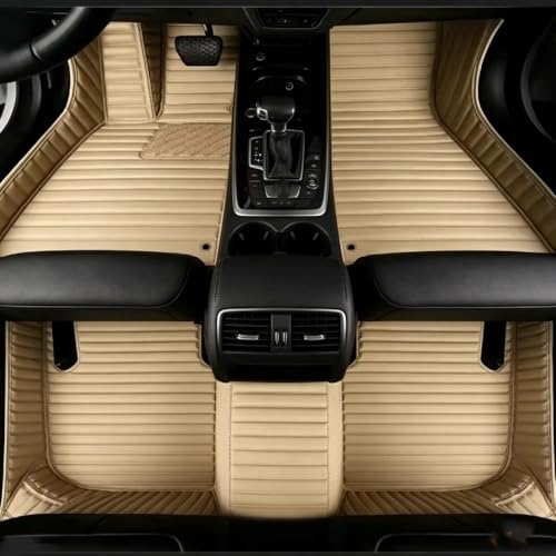 Tapis de sol Toyota Hilux en TPE beige premium sur mesure