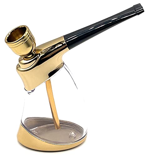 Portable Mini Hookah Set with Shisha Accessories Handheld Hookahs Set HT9527 Gifts for Boyfriend Father Husband or friends Golden