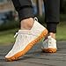 Feggormkicc Barefoot Shoes Women Men Knit Sock Sneakers Non Slip Wide Width Walking Running Shoes Comfortable Casual Barefoot Footwear Comfort Wear for All Day Beige