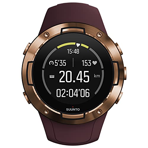 Suunto 5 Sports Watch in Burgund-Kupfer, Einheitsgröße