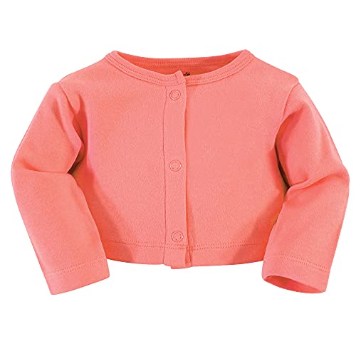 Touched by Nature Vestido e cardigã de algodão orgânico para meninas, Leopardo, 4T