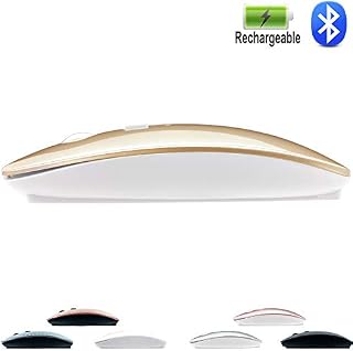 Wireless Bluetooth Mouse for MacBook,Laptop,Mac,ipad,Pro,Air,Bluetooth Mouse for MacBook pro,MacBook Mac,MacBook Air,Notebook, PC,Laptop (Gold)