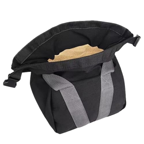 Sandbag Kettlebell,0-16 kg Pesa rusa pesada - Bolsa de arena para ejercicios con peso ajustable y asa - Para hombres y mujeres para fitness