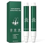 Roota Hair Growth Serum Roll-On, Rosmarinöl für Kopfhautpflege & Volumen, Haarserum für dichter aussehendes Haar