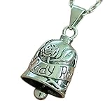 Llavero de campana de motocicleta, dije grabado vintage, campana Gremlin de tamaño estándar con diseño de metal resistente, accesorio portátil compacto, decoración de conductor, perfecto para adultos