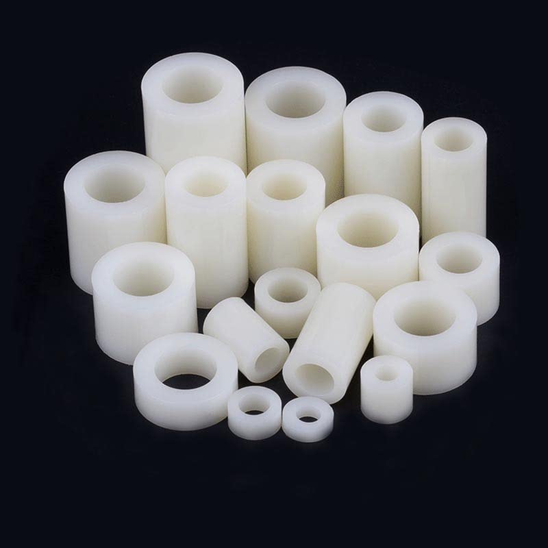 Distanziale Nylon Distanziali In Nylon, OD 1, ID 1/4, Spessore 3/8, Bianco Naturale, Scegli La Quantità Spessori Nylon Volt Industrial