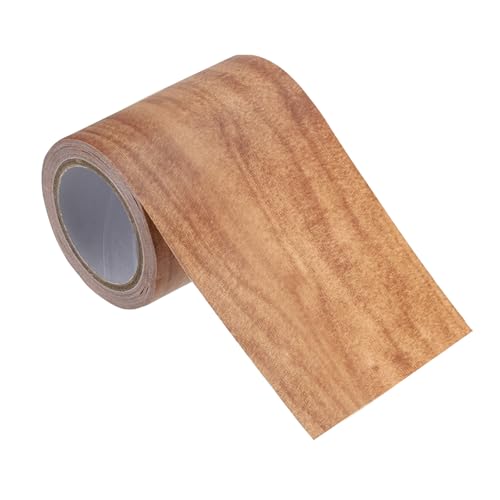 PATIKIL Wood Grain Repair Tape 2.2" x15ft, Self Adhesive Realistic Textured Repair Tape Patch for Floor Door Table Cabinets Desk,Chestnut Maple