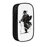 ペンケース 和風 武士 超カッコいい 最強 侍 剣道 大容量 二層 筆箱 筆入れ 学生 子供 児童 筆袋 小物収納 多機能 男の子 女の子 小学生 中学生 文房具 高校生 大学生 社会人用 シンプル かわいいプレゼント