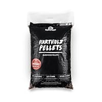 BURNHARD Holzpellets 10 kg, Grillpellets für Pizzaofen, Pelletsmoker & Gasgrill - Hickory