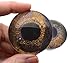 Redtail Hawk Inspired Glass Eyes Handmade Realistic Cabochons 50mm to 78mm for Jewelry Art Taxidermy Sculptures (60mm)