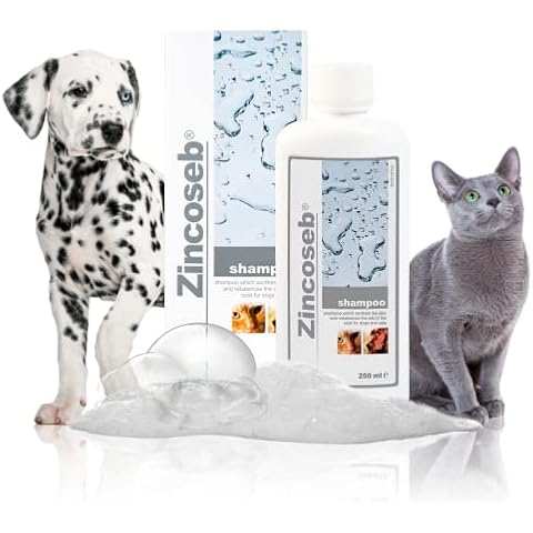ICF | Zincoseb Dog Shampoo For Itchy Skin Relief | Anti Itch + Antifungal + Antibacterial Dog Shampoo And Conditioner For Pets With Sensitive Skin Cover