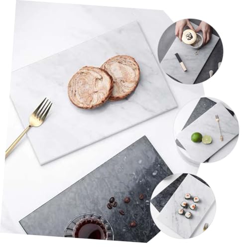 Plateau de rangement marbre naturel HEMOTON solide cuisine hôtel - 3