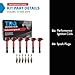 TRQ Ignition Coil & Spark Plug Kit 12 Piece Compatible with 2001-2009 Acura MDX 2004-2007 Honda Accord V6 3.0L 2003-2008 Pilot 2006-2008 Ridgeline