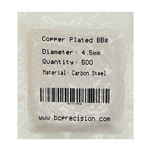 Bc Precision 500 Ct Copper Plated Steel Metal Bbs 4.5Mm (.177 Cal) #TOP1