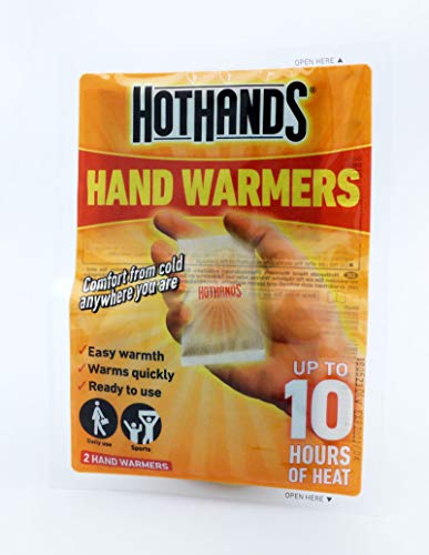 HotHands Hand Warmer, 24 Pairs - Long Lasting Safe Natural Odorless Air Activated Warmers - Up to 10 Hours of Heat,Orange