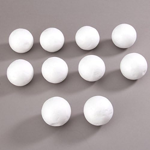 Amazon Co Jp 50個入りセット 50mm スチロールボール 発泡 白い丸球 工芸 クリスマスツリー飾り Diy 手芸パーツ おもちゃ
