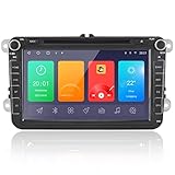 [Android 10.0-System]Das neueste Android 10.0-System kann Ihnen während der Fahrt ein optimales Fahrerlebnis bieten! Mit 4 Kernen CPU 2 GB RAM 32 GB ROM kann sicherstellen, dass Autoradio bequemer und schneller läuft und massive App-Downloads unterstützt.