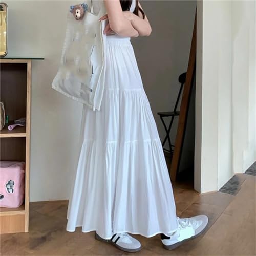 Generic Women Summer Loose Long Skirts for A Line Cake Skirt Woman Fashion Midi Skirt Ladies3