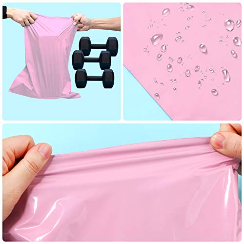 Yoodelife 6.7 X 9.45 Inch Poly Mailer Envelopes Shipping Bags With Self Adhesive, Waterproof And Tear-Proof Postal Bags, Pink (50 Pcs) #TOP5