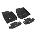 Rugged Ridge All-Terrain 12987.02 Black Front and Rear Floor Liner Kit For Select Jeep Wrangler Models