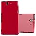 Produktbild Cadorabo Hülle für Sony Xperia Z - Hülle in Jelly ROT  Handyhülle aus TPU Silikon im Jelly Design - Silikonhülle Schutzhülle Ultra Slim Soft Back Cover Case Bumper