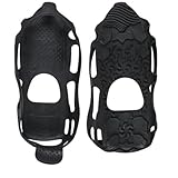 Tacos de Hielo sin Puntas, Crampones tracción for Nieve, Pinzas for for Zapatos y Botas, Cubierta Antideslizante Goma for for Interiores/Exteriores para Botas y Zapatos, Crampones(Size S-M)