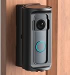 Support de sonnette vidéo antivol, réglable 360° Degree Doorbell Angle No-Drill Mount Compatible avec Bague Batterie DoorBell /Plus/Pro Video Doorbel Upgrade Corner Kit pour les maisons,Appartements