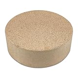 Vermiculite Schornsteinverschluss Kaminlochdeckel Blinddeckel für Ofenrohr 150mm - Vermiculite Platten für Rauchrohr 150mm, Vermiculite feuer- und hitzebeständig - Kaminzubehör Kaminofen (Ø 150x50 mm)