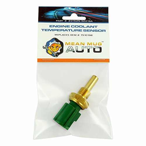 Mean Mug Auto 201525-32019A Engine Coolant Temperature Sensor - Compatible with Toyota, Lexus, Ford, Mazda, Kia, Suzuki, Geo, Lincoln - Replaces OEM #: TS10198, TX40T, 89422-35010, 89422-20010