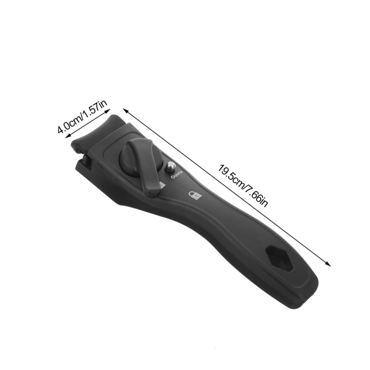 Abnehmbare Topfgriffe Tragbar und Sicher aus Bakelit Hitzebeständig 2 Stück und Ergonomisch als Ersatzgriff für Kochgeschirr und Pfannen