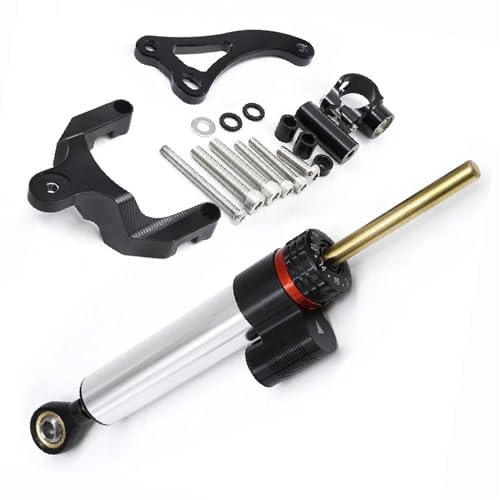 Support amortisseur direction carbone Suzuki GSR600 idéal pour balades et routes sinueuses