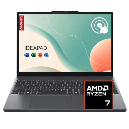Image of Lenovo IdeaPad Business Laptop Computer, 15.3 WUXGA Touchscreen Display, AMD Ryzen 7 170 CPU, 8GB DDR5 RAM, 512GB PCIE SSD, 2026 Edition, WI-FI 6, Windows 11 with Office 365 for The Web