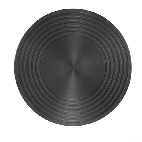 Placa difusora de calor de doble cara para utensilios de cocina de vidrio, antideslizante, almohadilla térmica de acero inoxidable (24 cm)