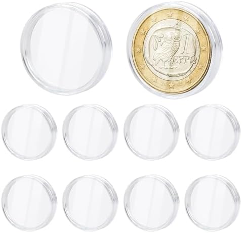 10 Pcs 42mm Coin Capsule, Walking Liberty Silver Dollar Airtight ...