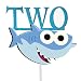 GmakCeder Shark TWO Birthday Cake Topper for Baby Shark Birthday Boy