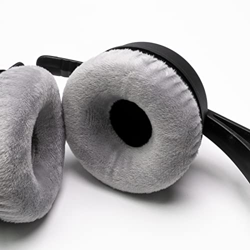 Image of Rainbow Color Ear Pads Headband Cushion Kits Compatible with Sennheiser HD25 HD250BT HD25-ll HD25S Il HMD25 Headphone Foam Covers (GreyVelvet Sets)