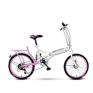 Complete Cruiser-fietsen, Vouwfiets 20 inch Snelheid Schokabsorptie Draagbare Achtertrommel Rem Volwassen Studenten…