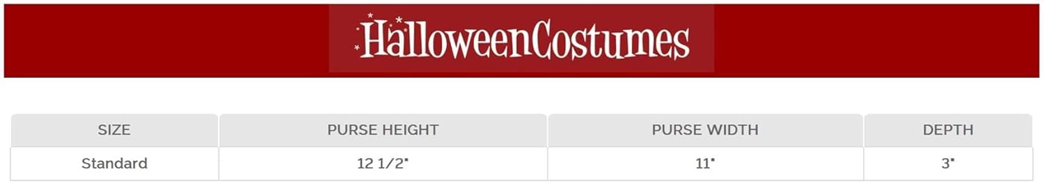 Shrunken Head Costume Purse - Faux Leather with Applique Details