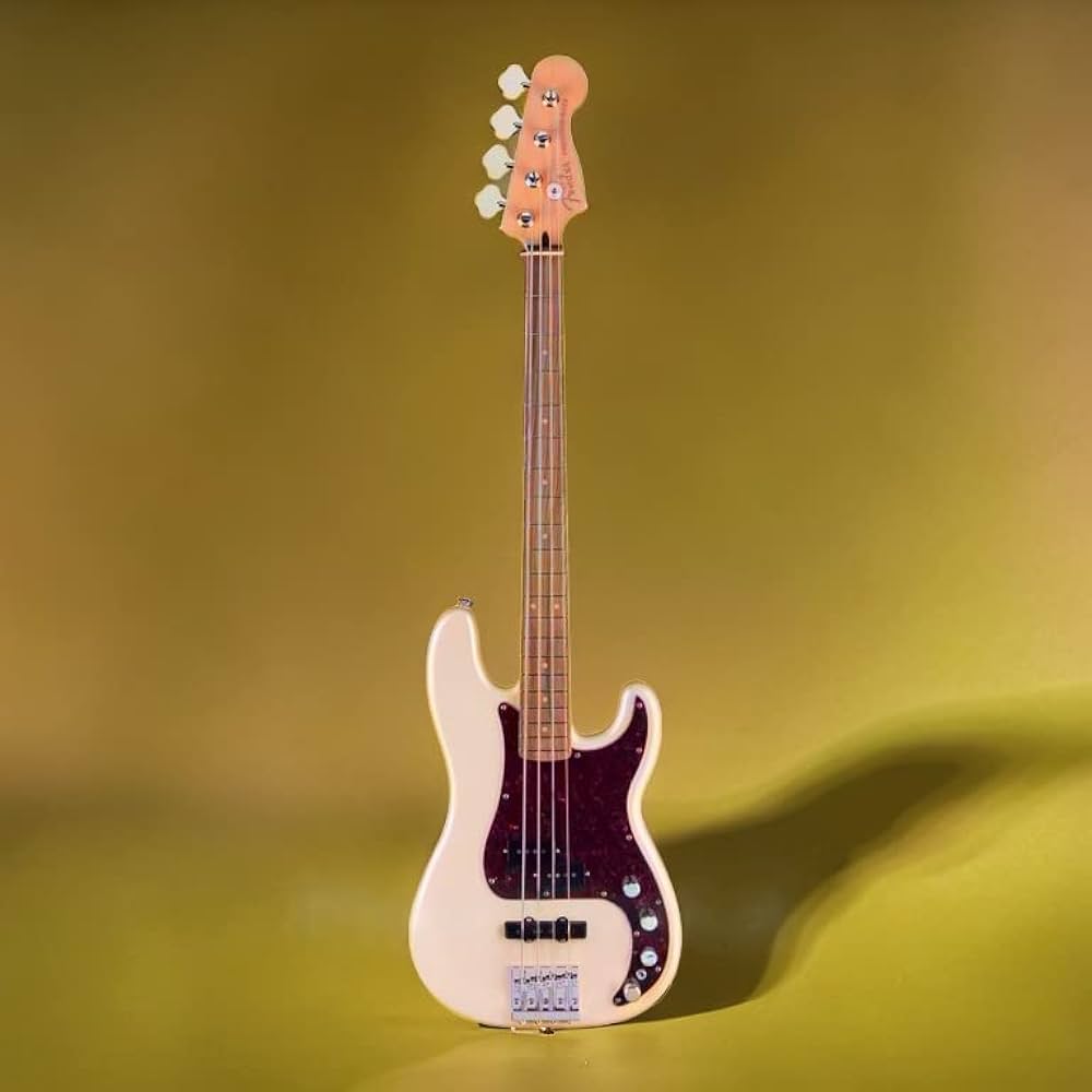 Fender Player Plus Precision Bass, Olympic Pearl, Pau Ferro