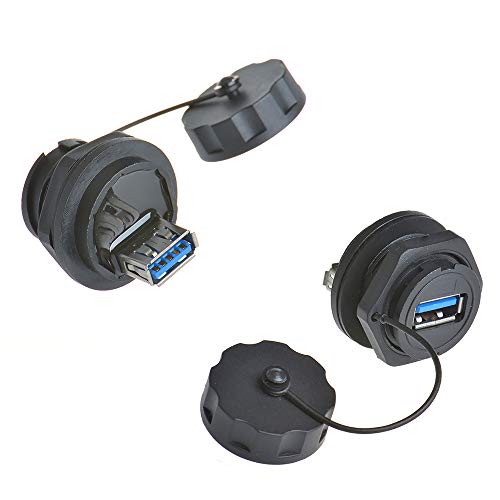Connecteurs USB 3.0 étanches IP67 coupleur femelle femelle montage panneau traversant