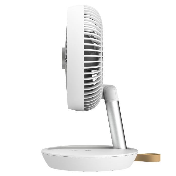 CFG AIR STUDIO Ventilatore Da Tavolo Ricaricabile DC Potenza 5W 4 velocità richiudibile e trasportabile durata 4 ore alla massima velocità