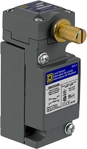 Square D by Schneider Electric 9007C54C Heavy Duty NEMA Limit Switch, Full Size, 1 Pole, Maintained Rotary Head