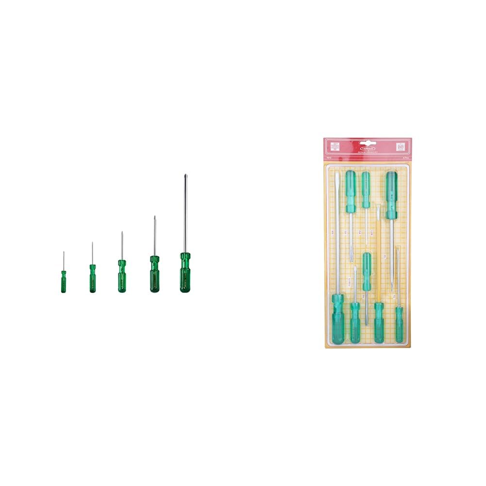 Taparia Screw Driver Kit 1017, 5 Pieces, Green & Silver (B09HNGS2KH) Amazon Price History, Amazon Price Tracker