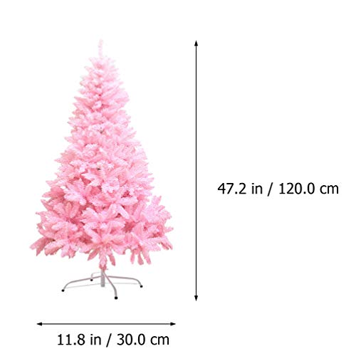 BESTOYARD Árvore de Natal Artificial Rosa Árvore de Natal Árvore de Cerejeira Ornamentos com Suporte