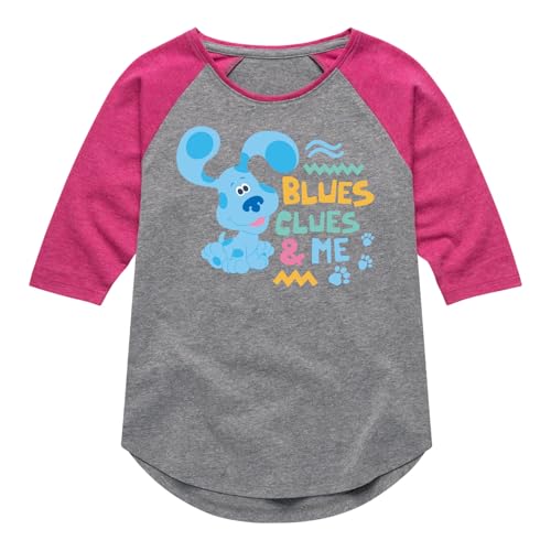 Blue's Clues & You! Hybrid Apparel Blue's Clues & Me - Toddler & Youth Girls Raglan Graphic T-Shirt
